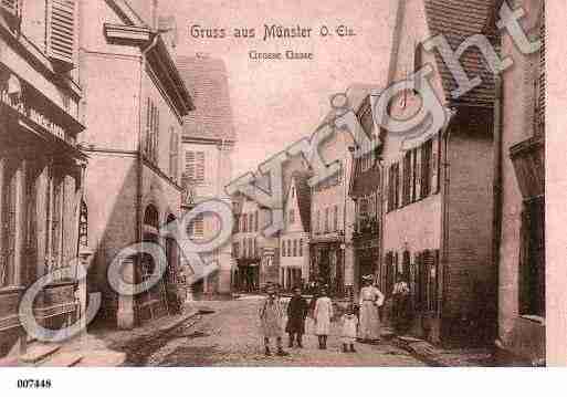 Ville de MUNSTER, carte postale ancienne