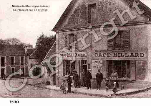 Ville de NESLESLAMONTAGNE, carte postale ancienne