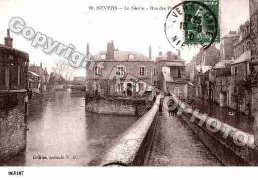 Ville de NEVERS, carte postale ancienne
