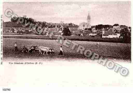 Ville de ORTHEZ, carte postale ancienne