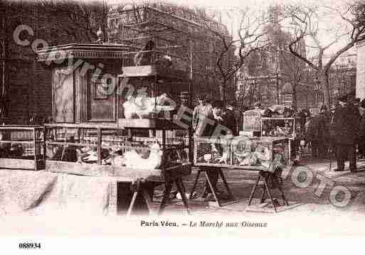 Ville de PARISVECU, carte postale ancienne