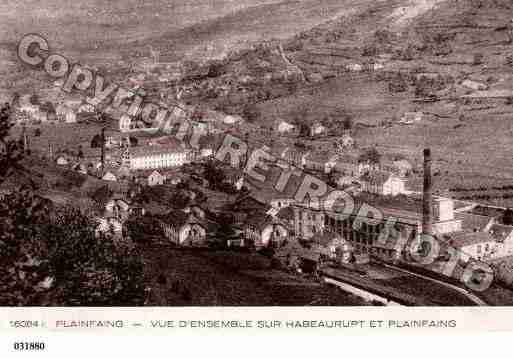 Ville de PLAINFAING, carte postale ancienne