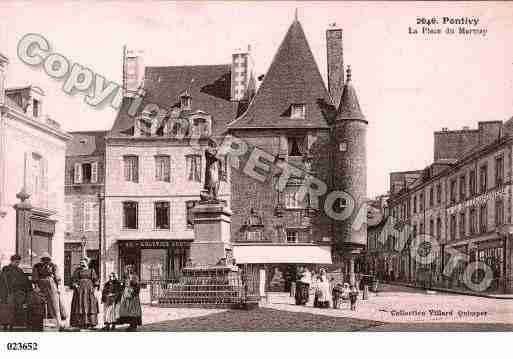 Ville de PONTIVY, carte postale ancienne