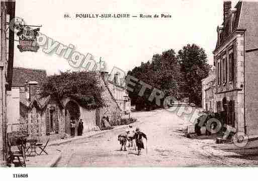 Ville de POUILLYSURLOIRE, carte postale ancienne