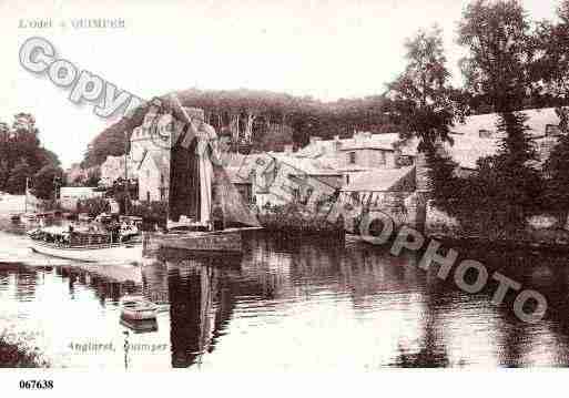 Ville de QUIMPER, carte postale ancienne