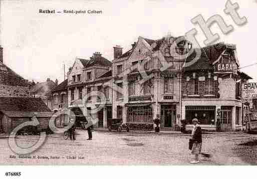 Ville de RETHEL, carte postale ancienne