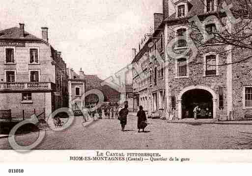 Ville de RIOMESMONTAGNES, carte postale ancienne