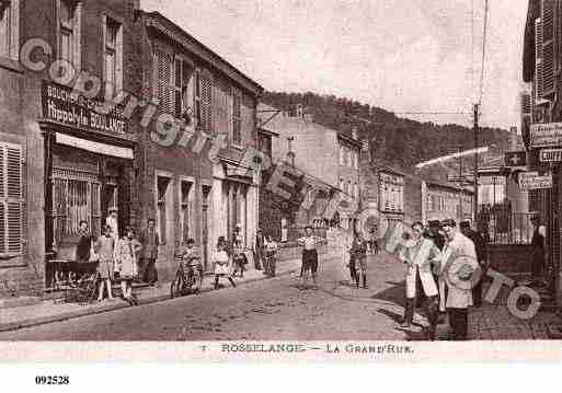 Ville de ROSSELANGE, carte postale ancienne