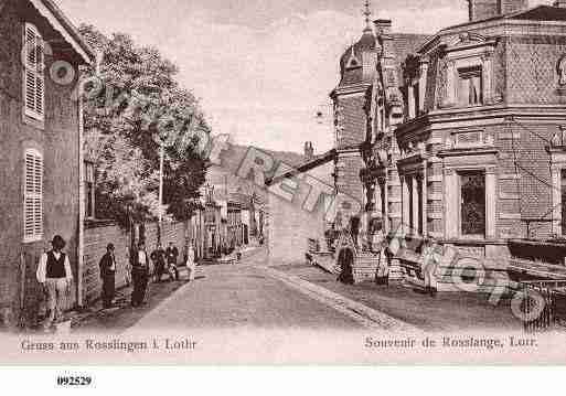 Ville de ROSSELANGE, carte postale ancienne