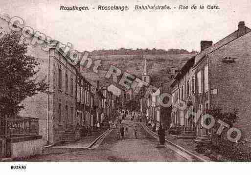 Ville de ROSSELANGE, carte postale ancienne