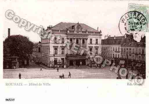 Ville de ROUBAIX, carte postale ancienne