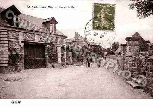 Ville de SAINTAUBINSURMER, carte postale ancienne