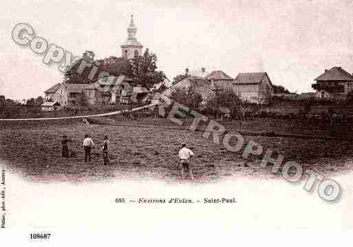 Ville de SAINTPAULENCHABLAIS, carte postale ancienne