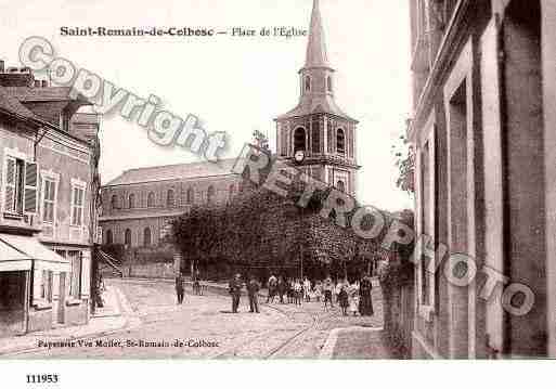 Ville de SAINTROMAINDECOLBOSC, carte postale ancienne