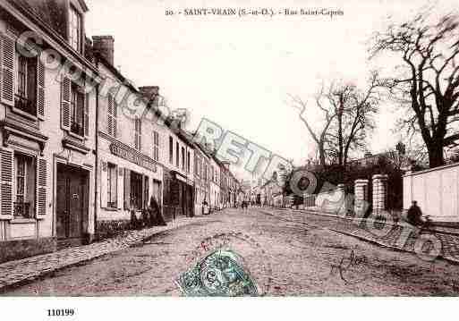 Ville de SAINTVRAIN, carte postale ancienne