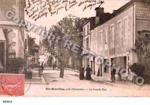 Ville de SAINTEBAZEILLE, carte postale ancienne