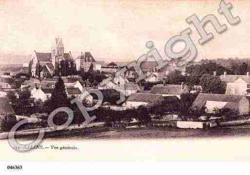 Ville de SALINS, carte postale ancienne