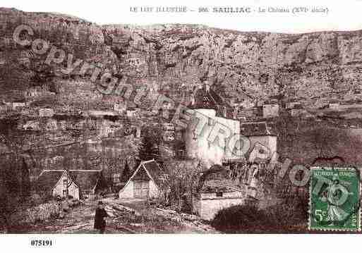 Ville de SAULIACSURCELE, carte postale ancienne