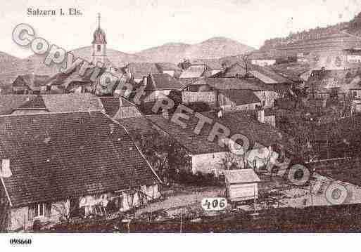 Ville de SAULXURES, carte postale ancienne