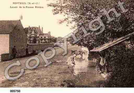 Ville de SEPTEUIL, carte postale ancienne