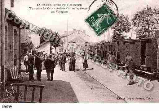 Ville de TENCE, carte postale ancienne