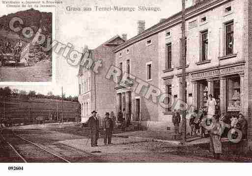 Ville de TERNEL, carte postale ancienne
