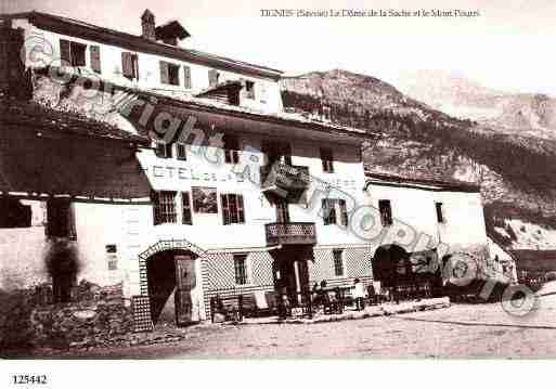 Ville de TIGNES, carte postale ancienne