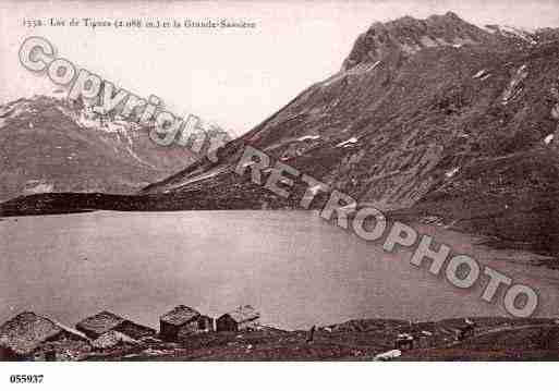 Ville de TIGNES, carte postale ancienne