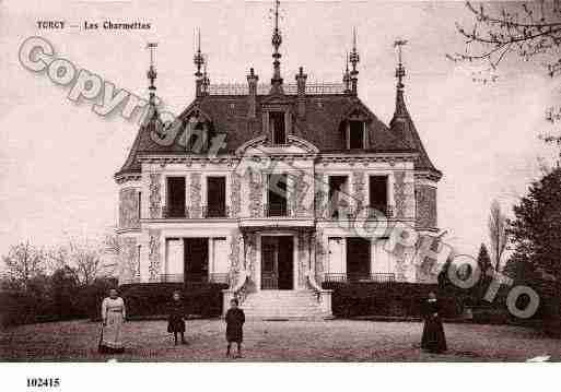 Ville de TORCY, carte postale ancienne