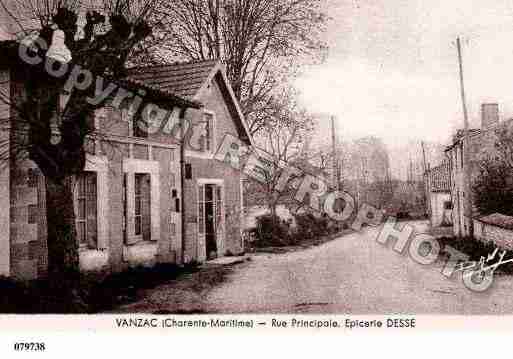 Ville de VANZAC, carte postale ancienne