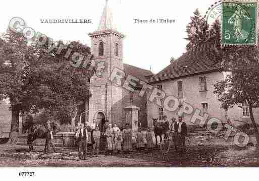 Ville de VAUDRIVILLERS, carte postale ancienne