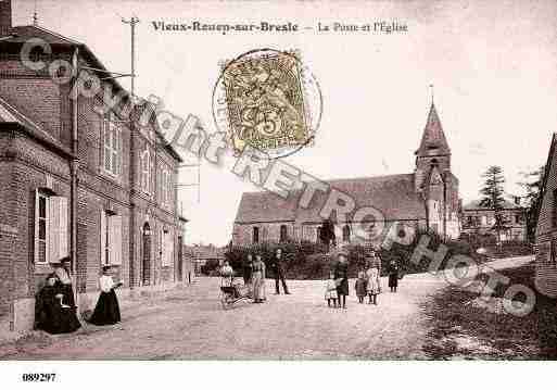 Ville de VIEUXROUENSURBRESLE, carte postale ancienne Ville de VIEUXROUENSURBRESLE, carte postale ancienne