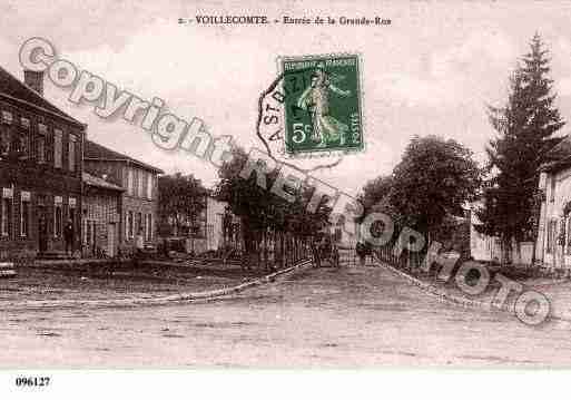 Ville de VOILLECOMTE, carte postale ancienne