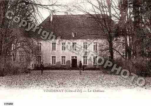 Ville de VOUDENAY, carte postale ancienne