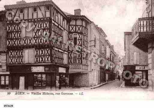 Ville de AGEN, carte postale ancienne