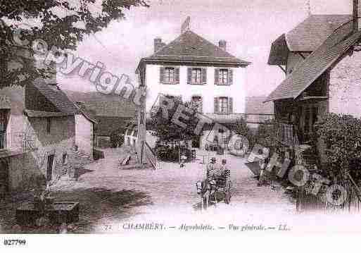Ville de AIGUEBELETTELELAC, carte postale ancienne