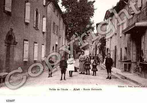 Ville de ALETLESBAINS, carte postale ancienne