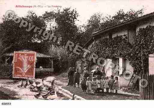 Ville de ALLICHAMPS, carte postale ancienne