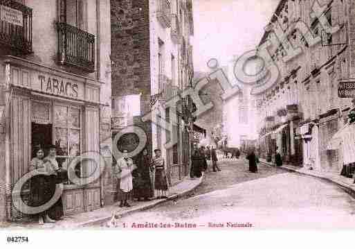 Ville de AMELIELESBAINSPALALDA, carte postale ancienne