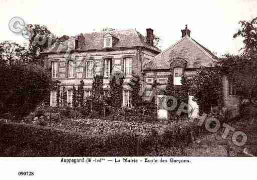 Ville de AUPPEGARD, carte postale ancienne