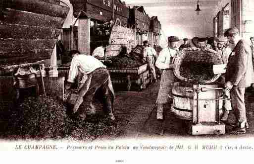 Ville de AVIZE, carte postale ancienne