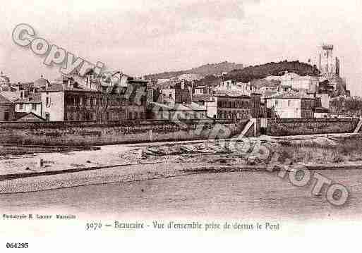Ville de BEAUCAIRE, carte postale ancienne