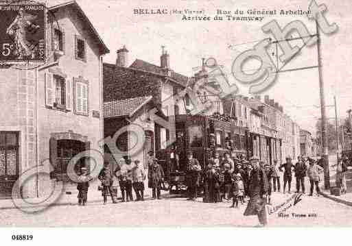 Ville de BELLACCHATEAUDEBAGNAC, carte postale ancienne