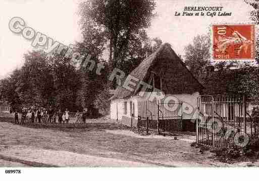 Ville de BERLENCOURTLECAUROY, carte postale ancienne Ville de BERLENCOURTLECAUROY, carte postale ancienne