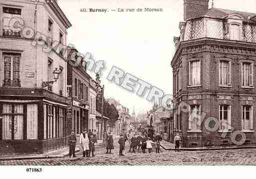 Ville de BERNAY, carte postale ancienne