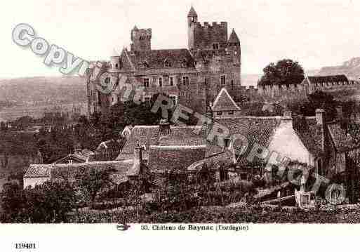 Ville de BEYNACETCAZENAC, carte postale ancienne