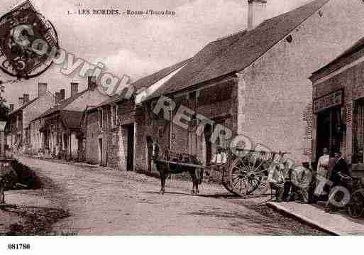 Ville de BORDES(LES), carte postale ancienne