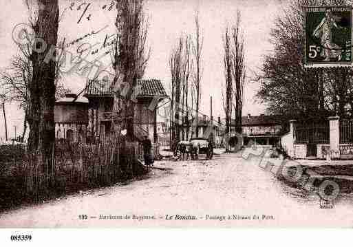 Ville de BOUCAU, carte postale ancienne