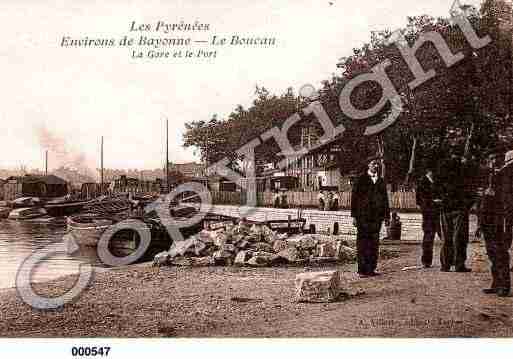 Ville de BOUCAU, carte postale ancienne