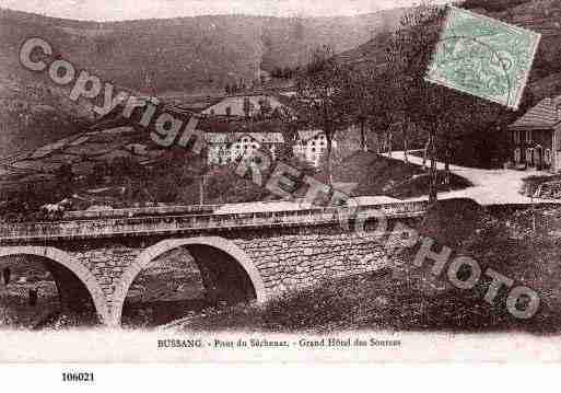 Ville de BUSSANG, carte postale ancienne